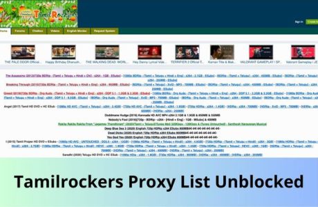 Tamilrockers Proxy List Unblocked